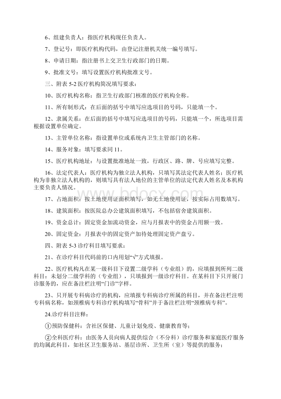 附表52医疗机构简况Word格式.docx_第2页