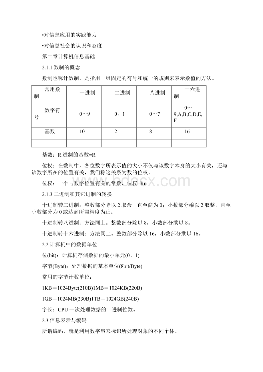 大学计算机基础知识点总结.docx_第3页