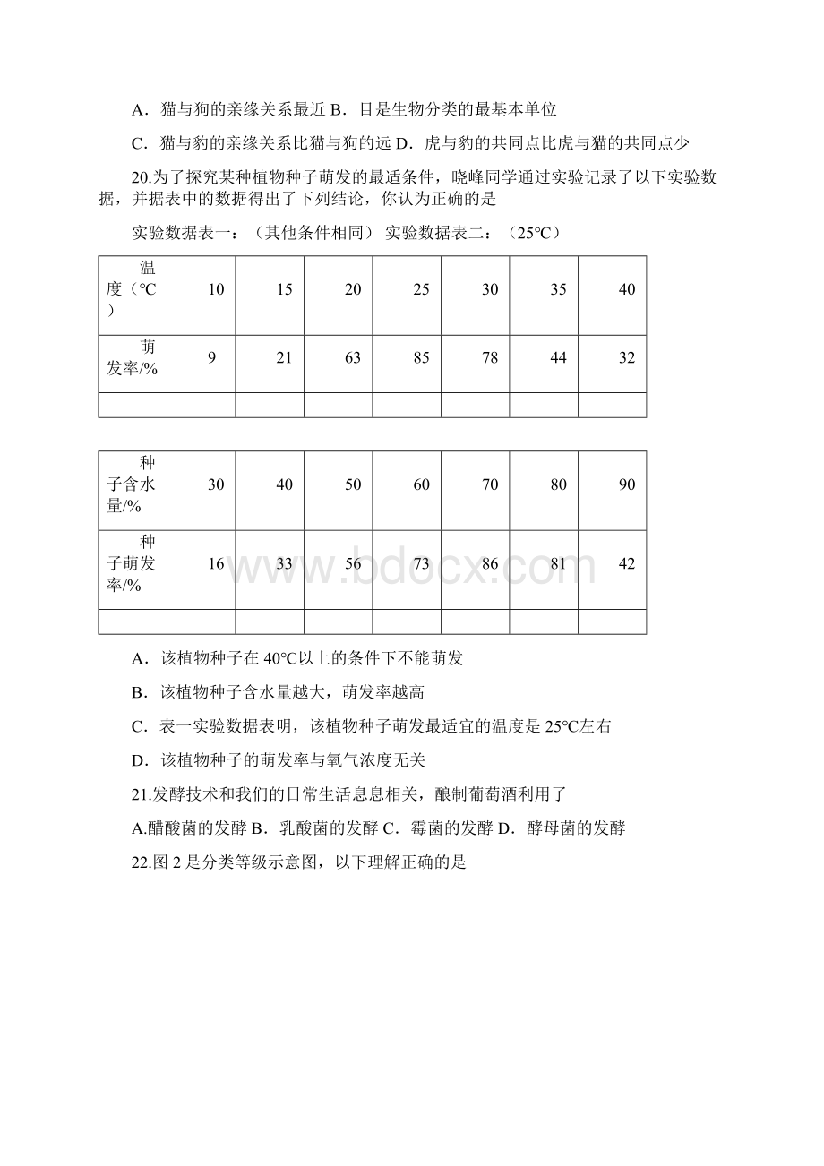 最新中考生物试题第一部分超好Word下载.docx_第3页