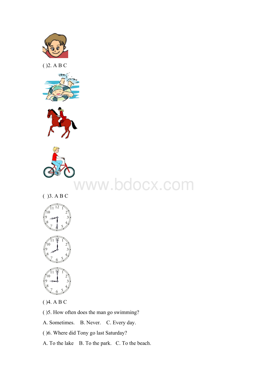 江苏省兴化市学年八年级上期中英语试题及答案听力材料.docx_第2页