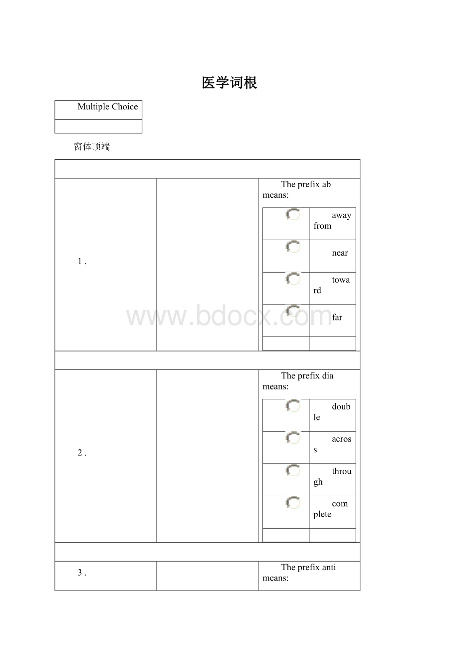 医学词根.docx