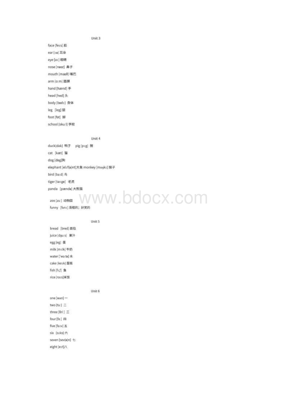 人教PEP英语36年级上册单词汇总文档格式.docx_第2页