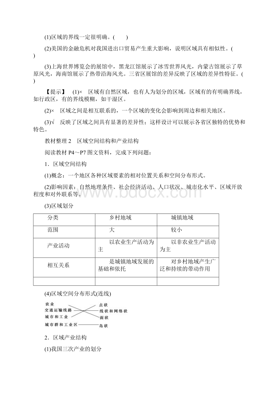 18版高中地理第一章区域地理环境与人类活动第1节区域的基本含义学案湘教版必修3.docx_第2页