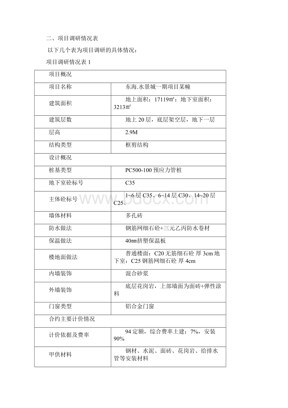 项目成本调研报告0910年Word文件下载.docx_第2页