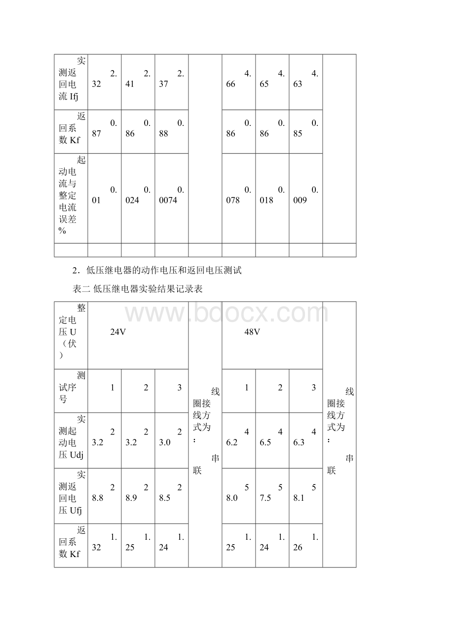 秋 电力系统继电保护 实验报告Word格式.docx_第3页