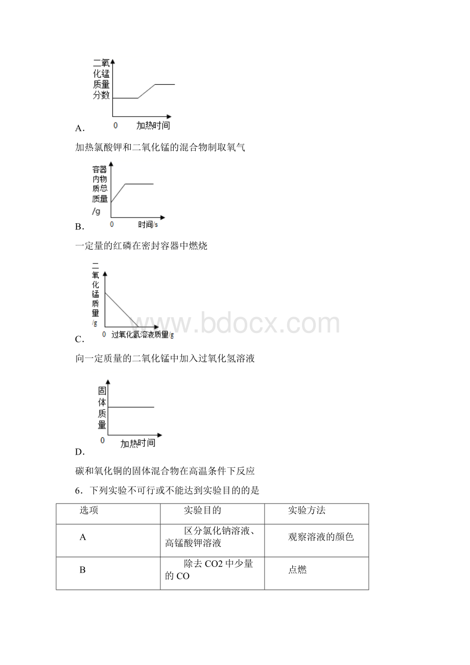 初三化学上册期末化学模拟试题Word文档下载推荐.docx_第2页