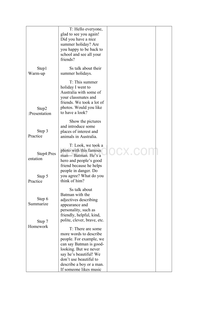 八年级英语上册 Unit1 Unit 1 Friends教案 牛津版Word文档下载推荐.docx_第2页