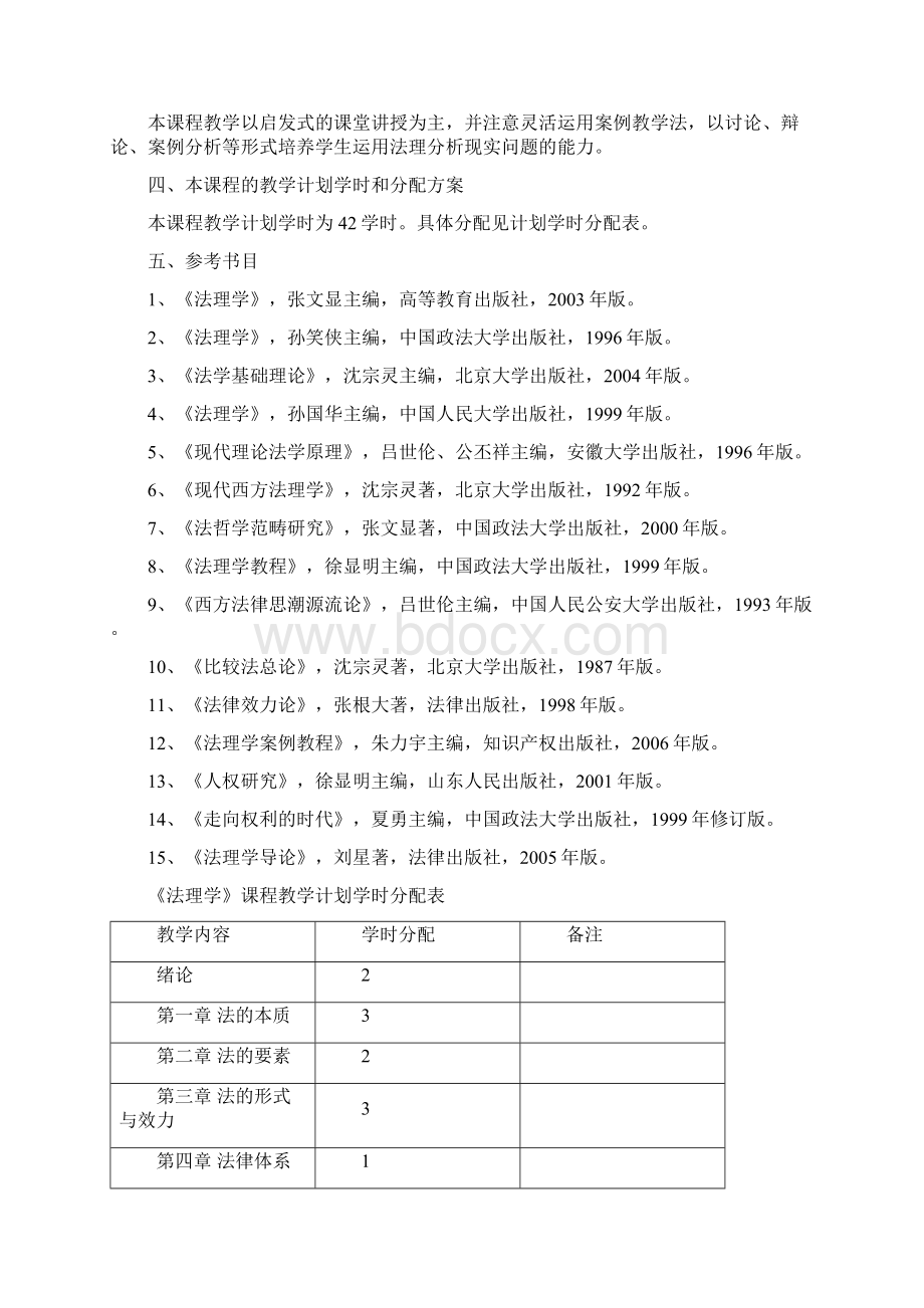 法理学I课程法理学1大纲.docx_第2页