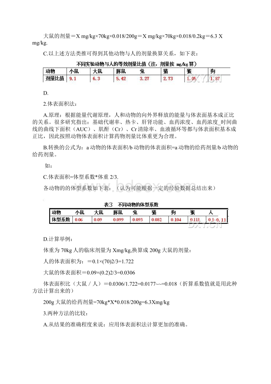 给药剂量换算48885文档格式.docx_第2页