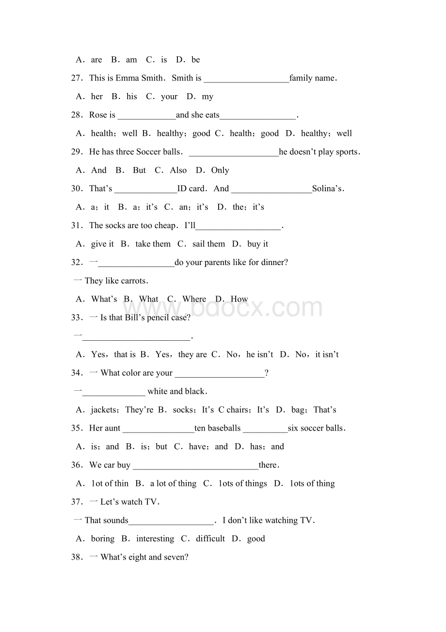 学年度淄博市沂源县第一学期六年级期末考试初中英语.docx_第3页