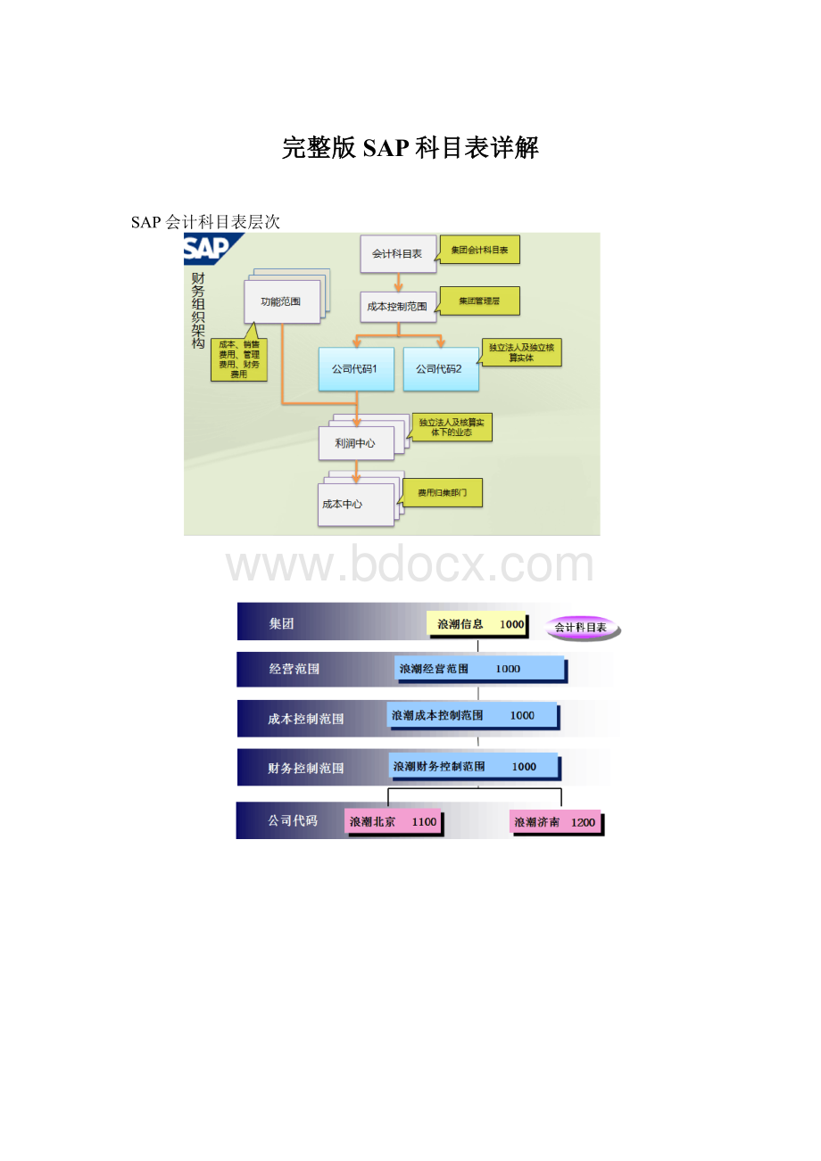 完整版SAP科目表详解.docx_第1页