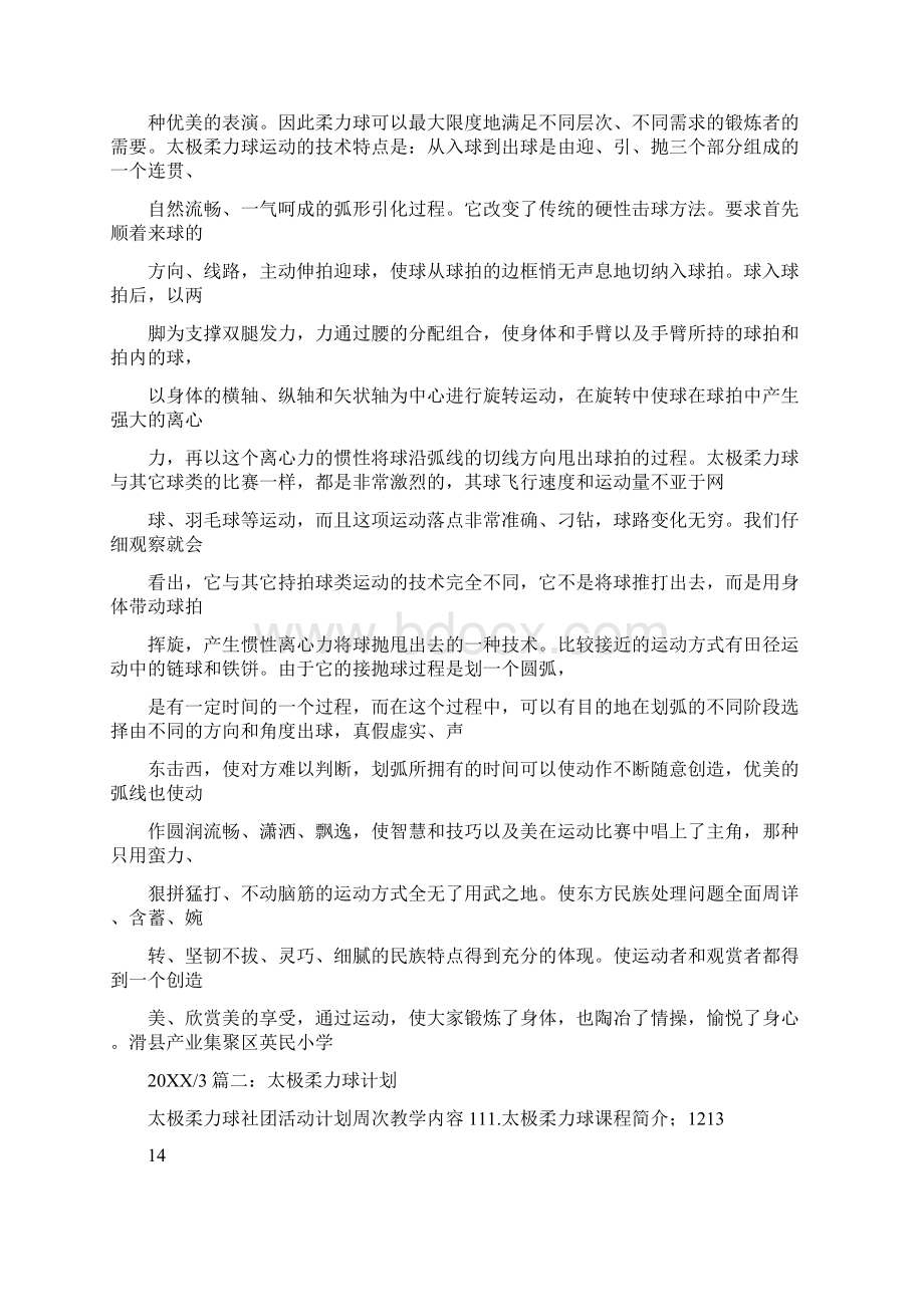 太极柔力球教学计划.docx_第2页