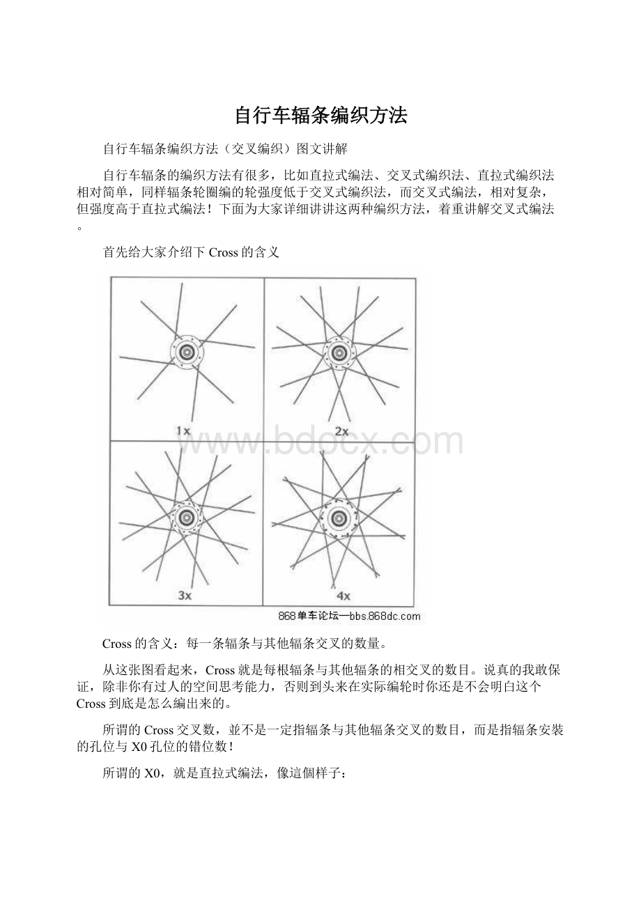 自行车辐条编织方法.docx_第1页