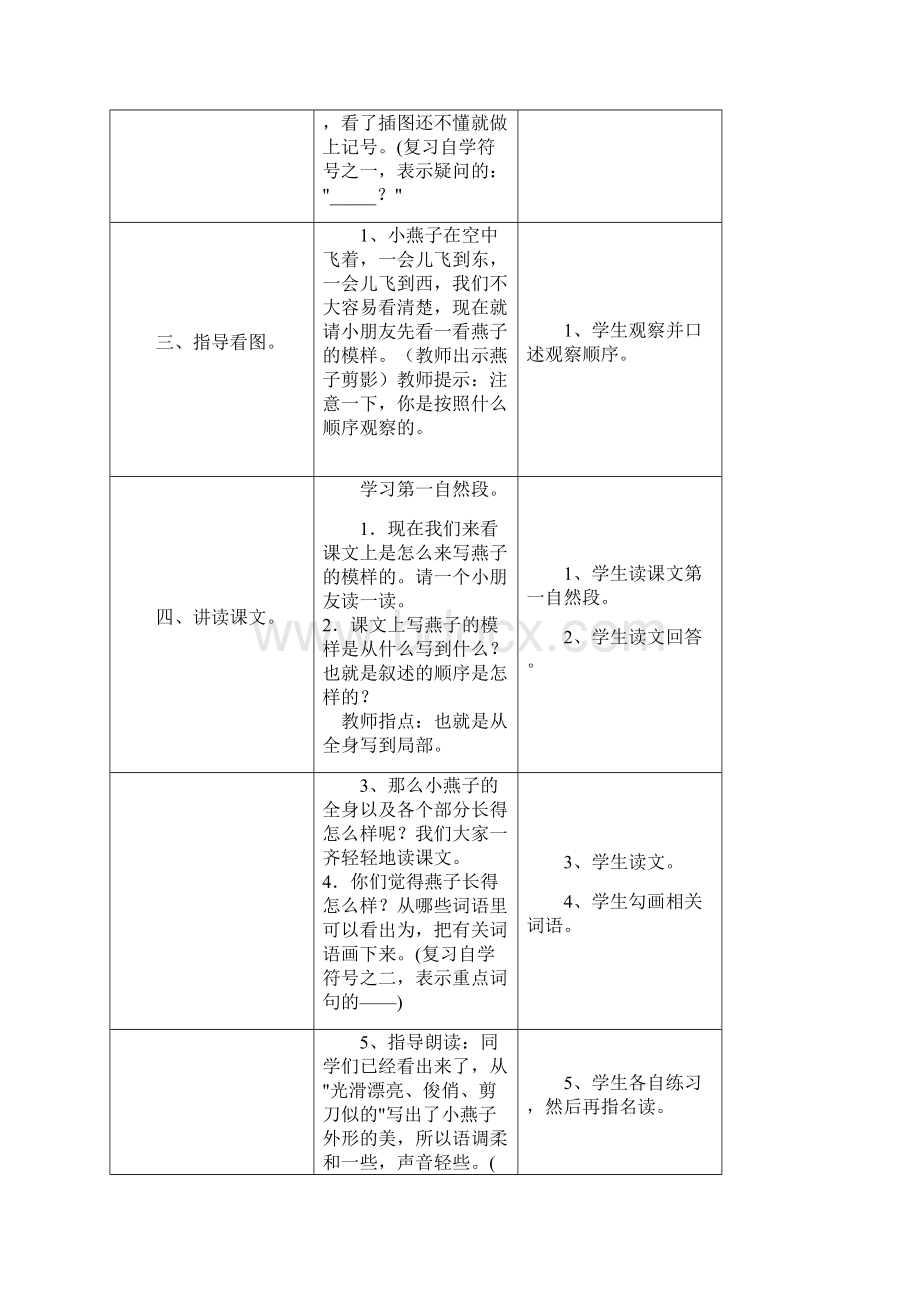 人教版三年级语文下册1 燕子.docx_第3页