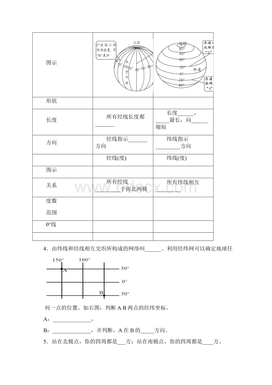 新人教版七年级地理上册复习提纲填空最新整理.docx_第2页