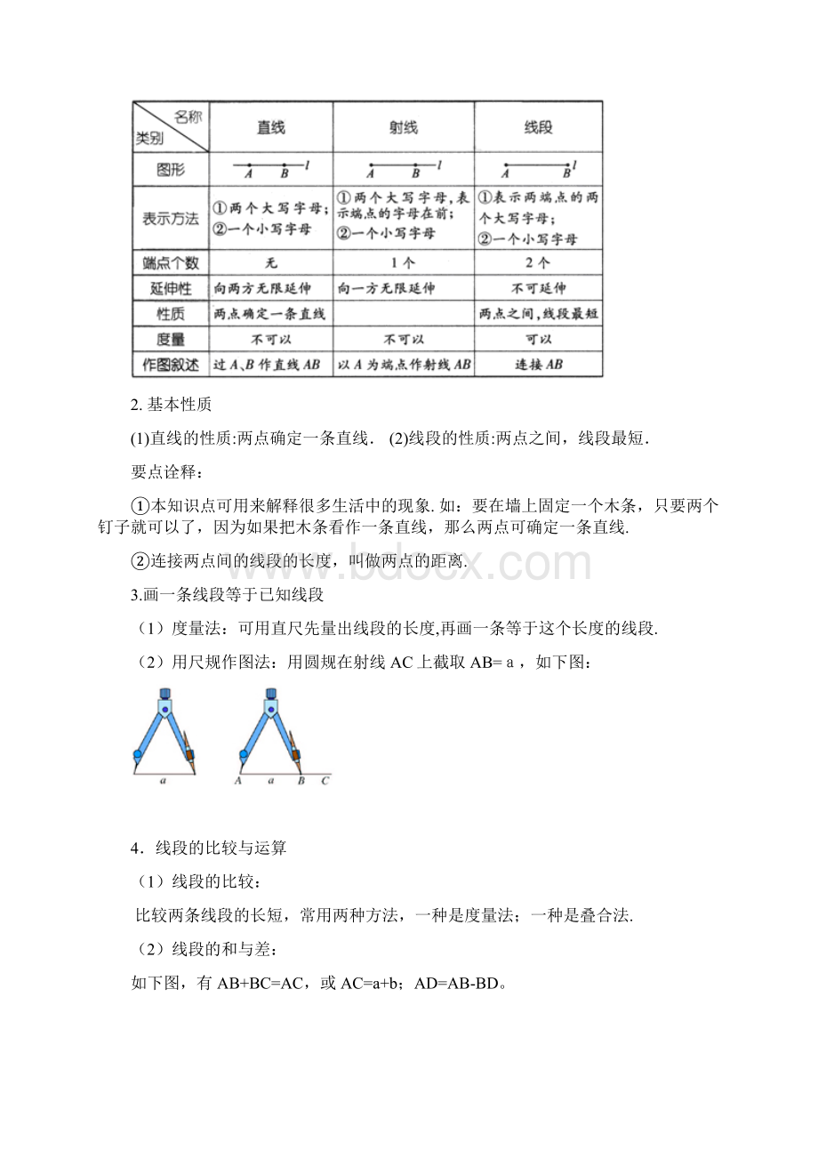 华东师大初中七年级上册数学《图形的初步认识》全章复习与巩固提高知识讲解精品.docx_第3页