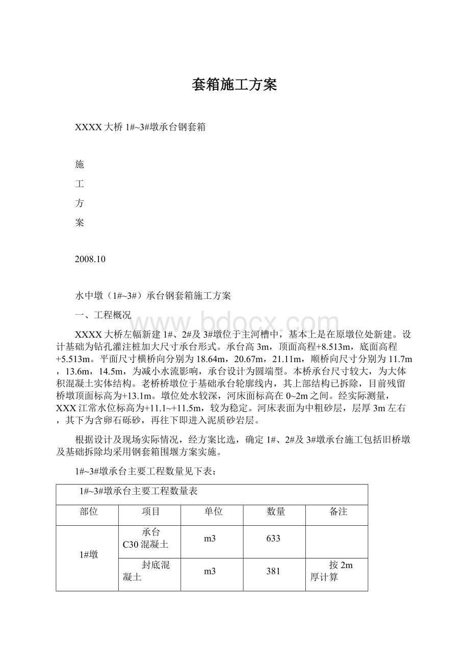 套箱施工方案.docx_第1页