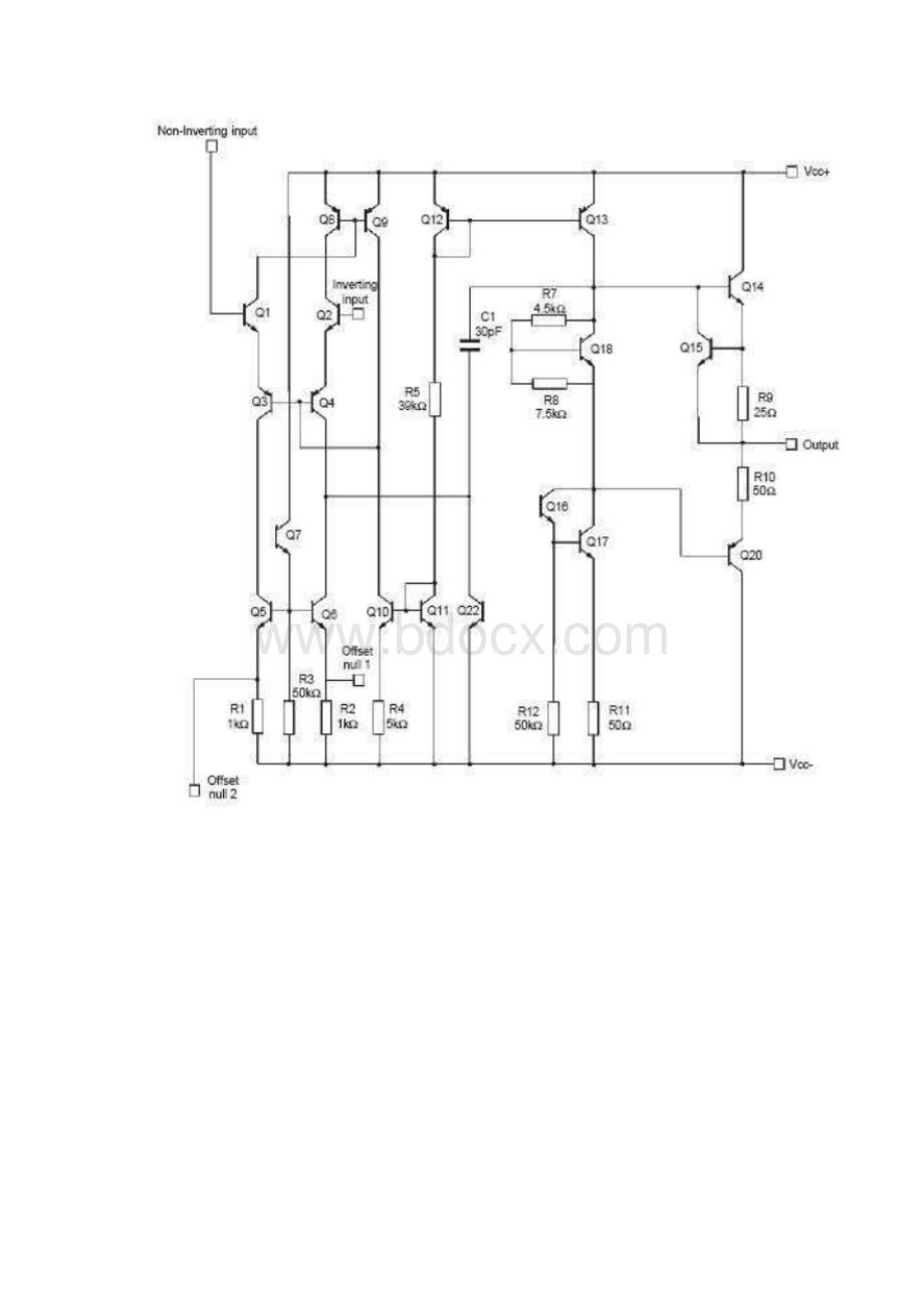 UA741中文资料和应用电路Word下载.docx_第2页