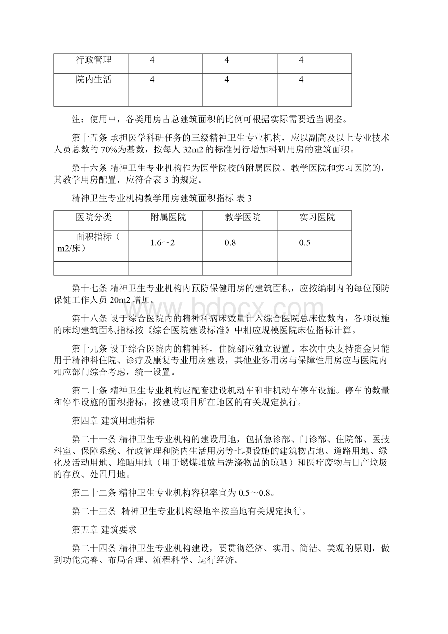 综合医院建设标准中华人民共和国民政部社会福利和慈善事.docx_第3页