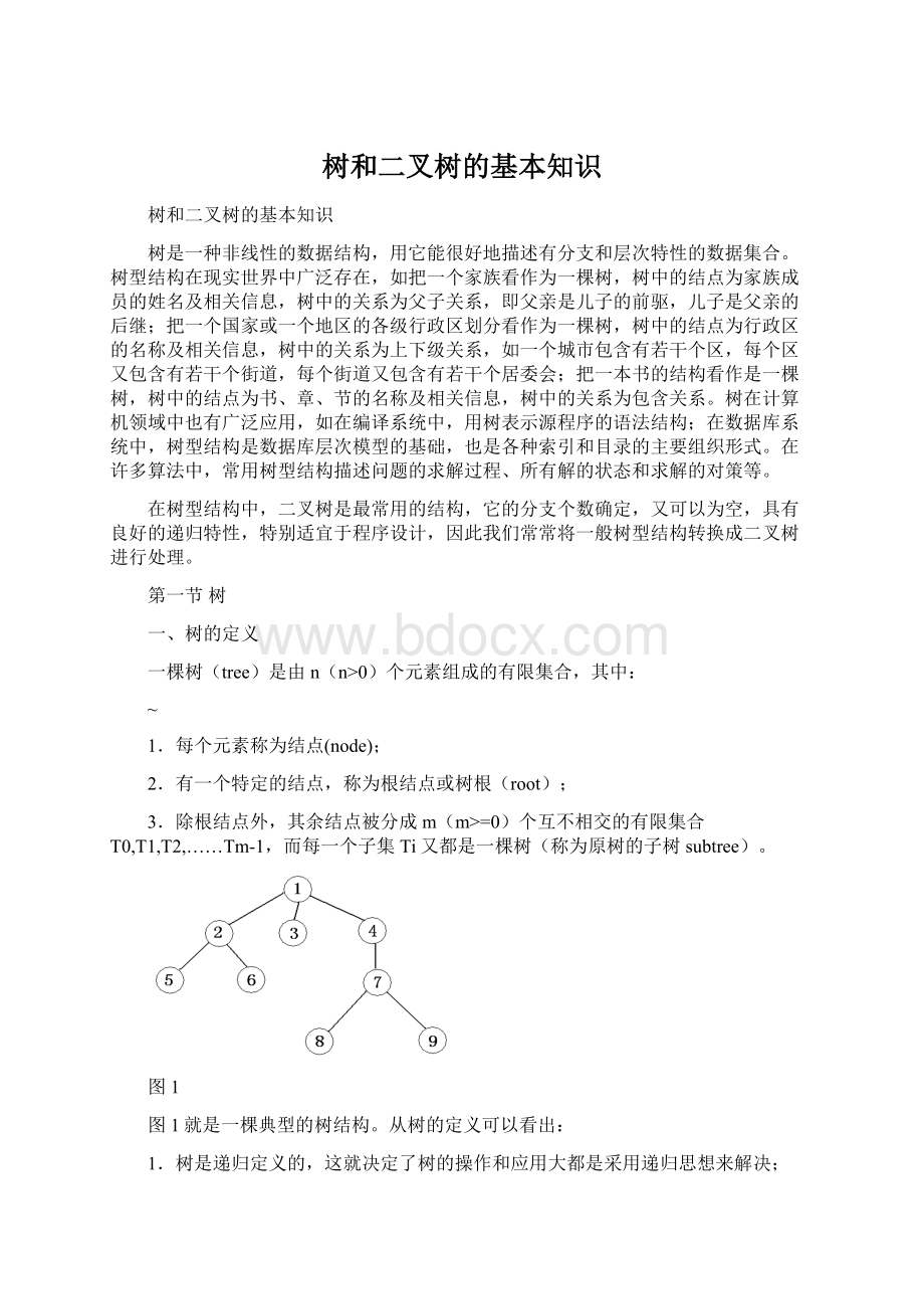 树和二叉树的基本知识.docx_第1页