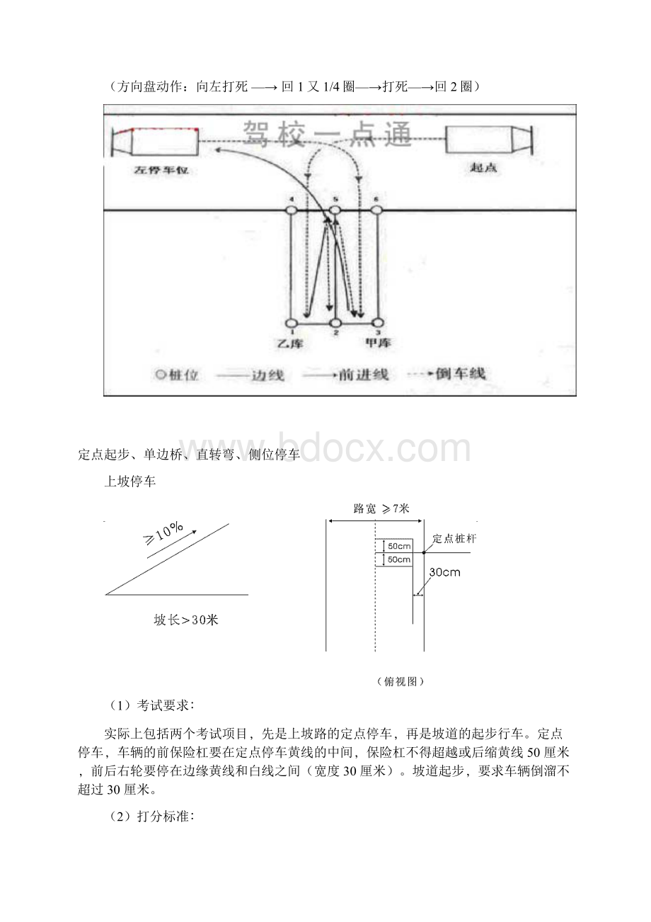 C1驾驶员科目二科目三考试内容技巧及合格标准.docx_第3页