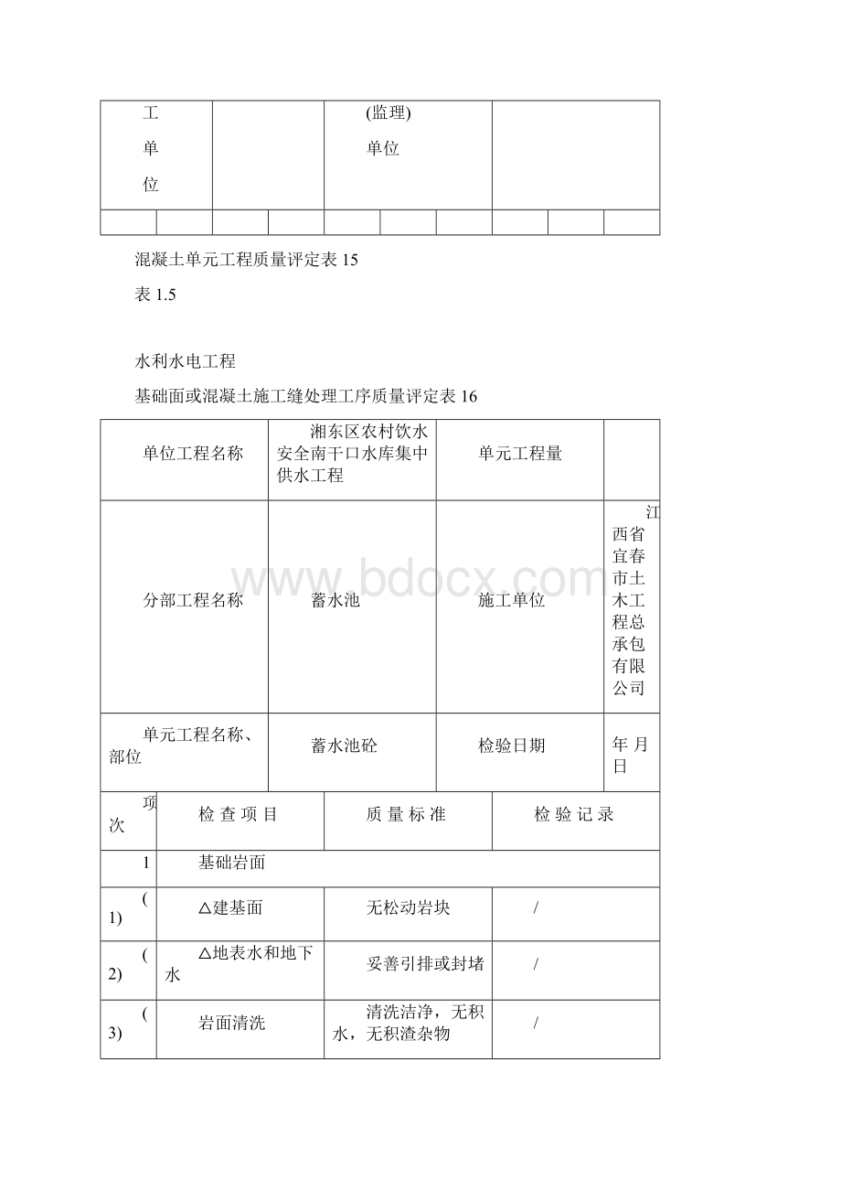 混凝土单元工程质量评定表.docx_第2页