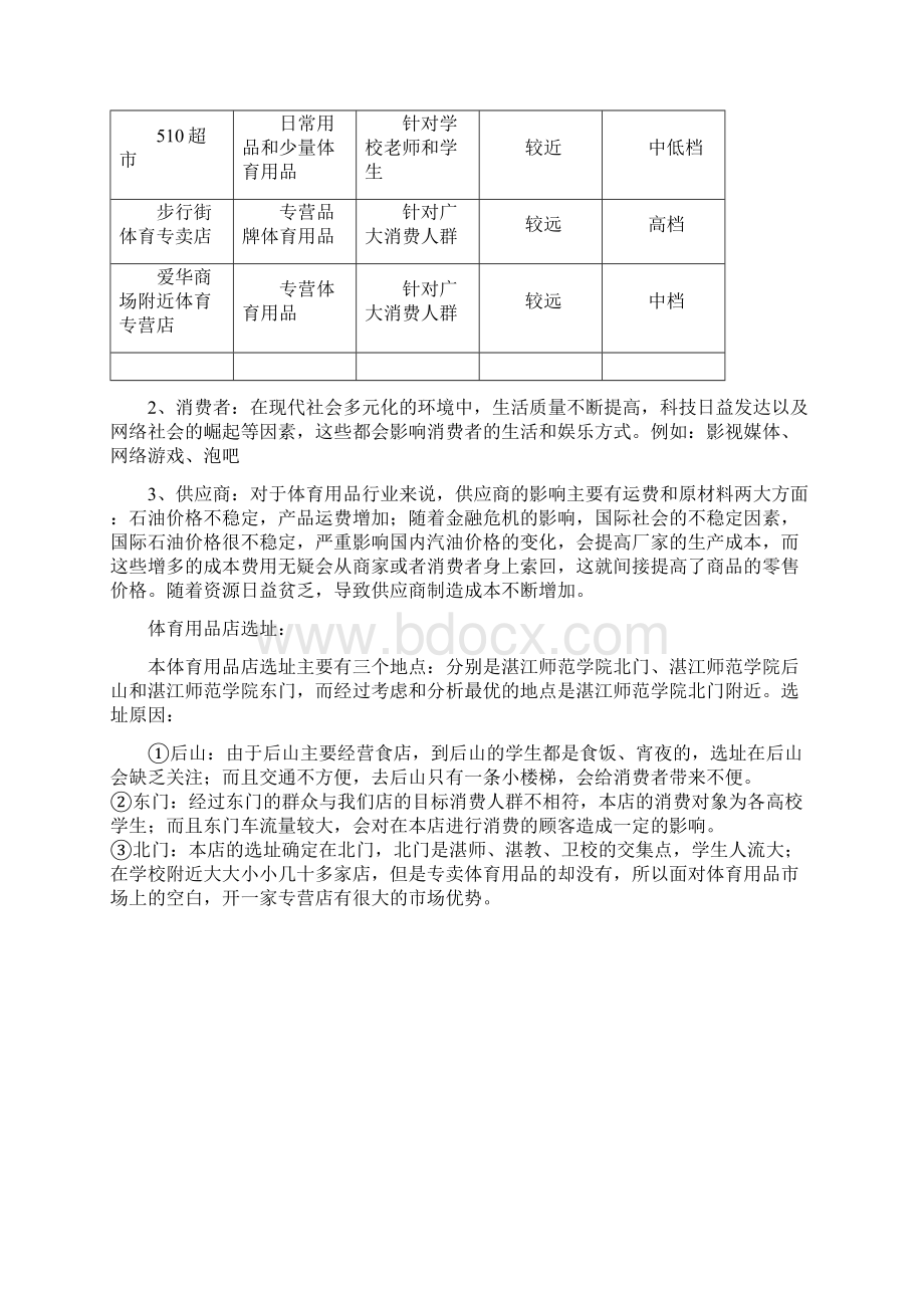 体育用品店策划方案文档格式.docx_第2页