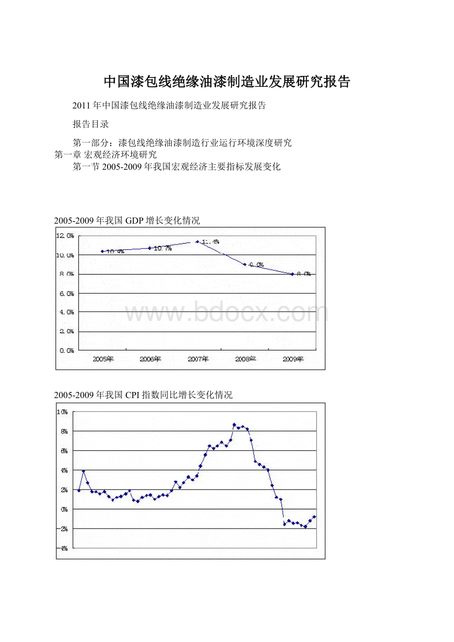 中国漆包线绝缘油漆制造业发展研究报告Word格式文档下载.docx