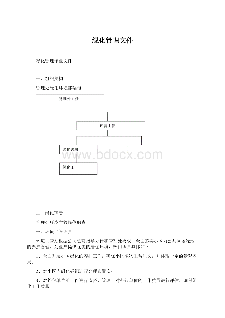 绿化管理文件.docx