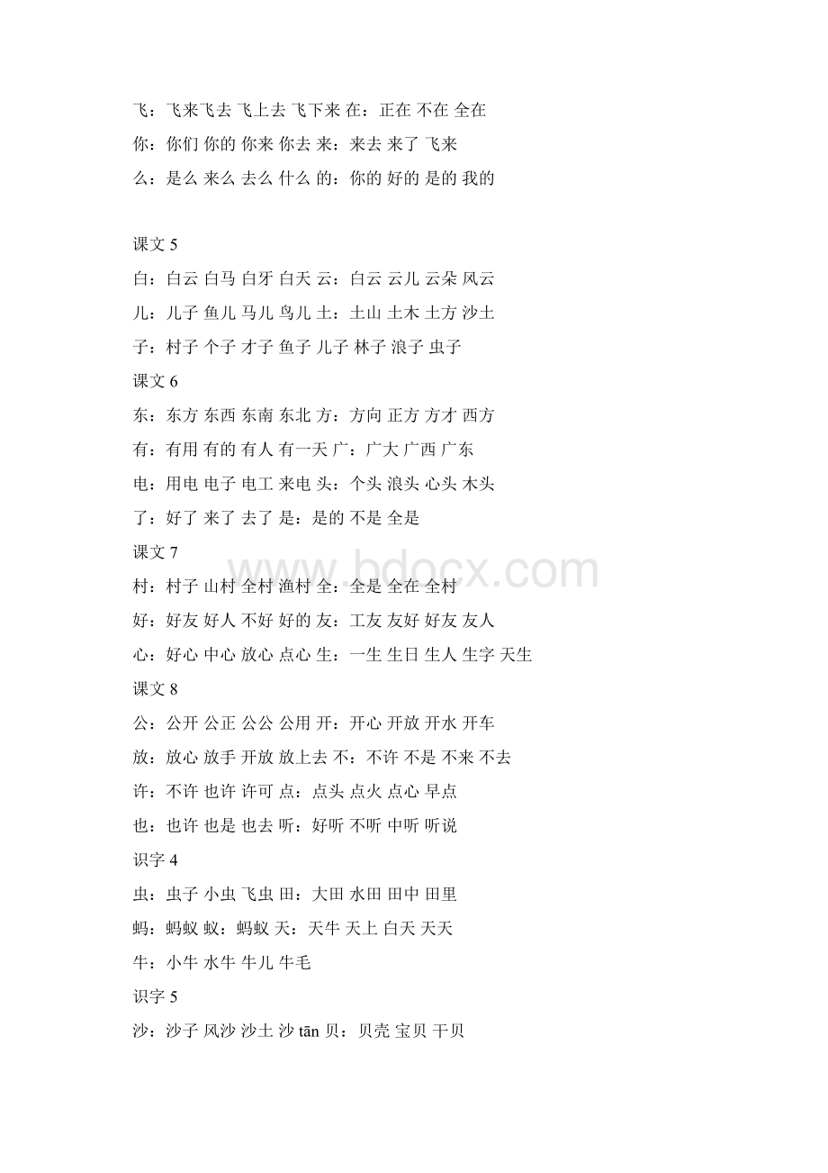 通用一年级上下册组词.docx_第2页