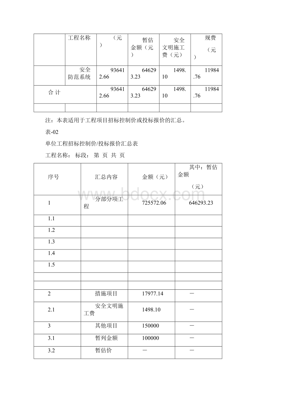 单位工程招标控制价例题.docx_第3页