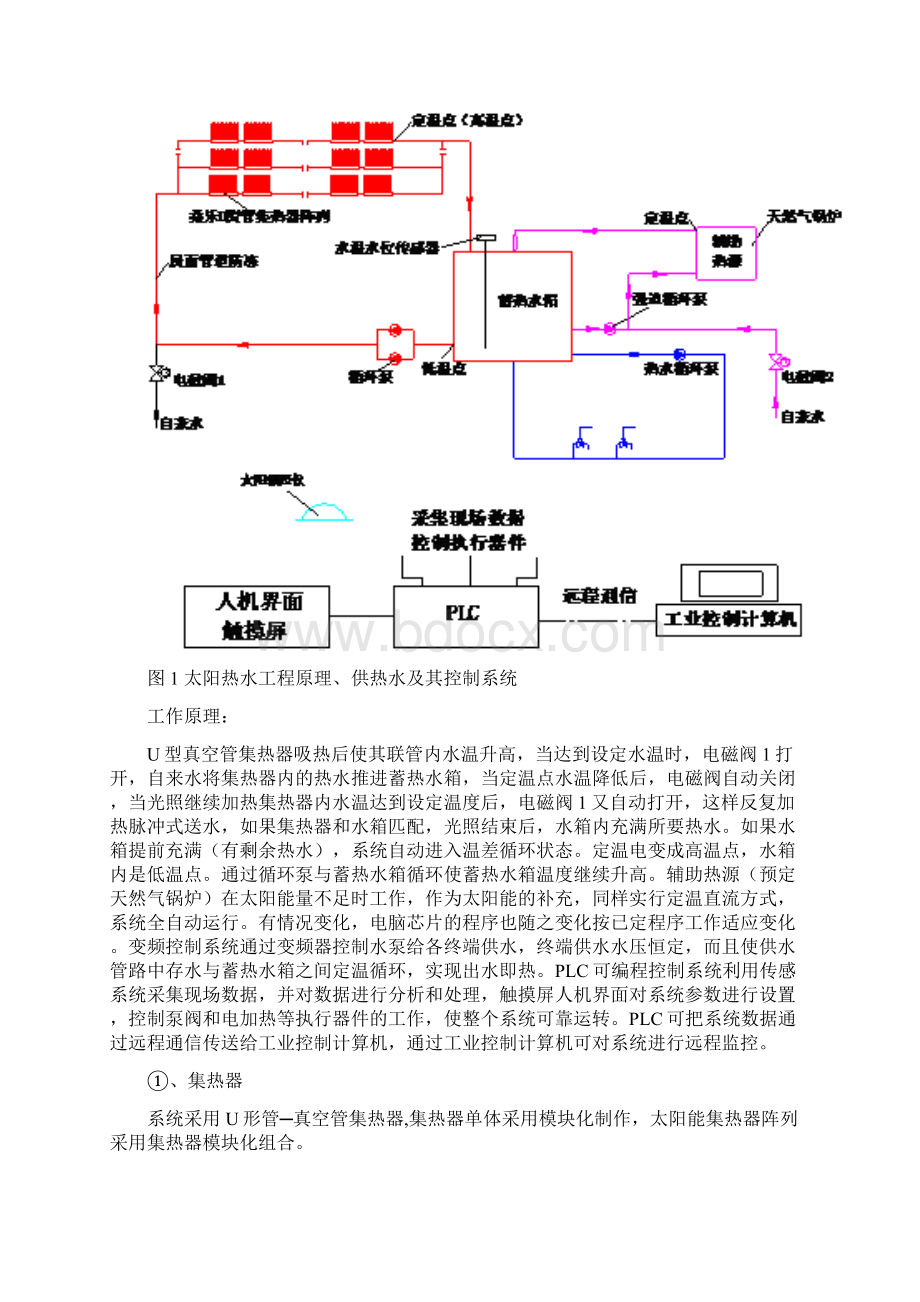 大型住宅小区利用太阳能集中供热水工程Word格式.docx_第2页