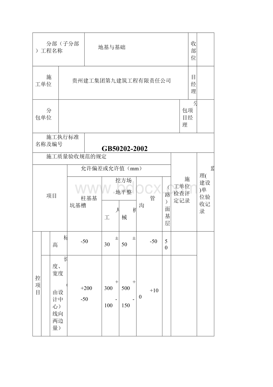 土方开挖报验申请表.docx_第2页