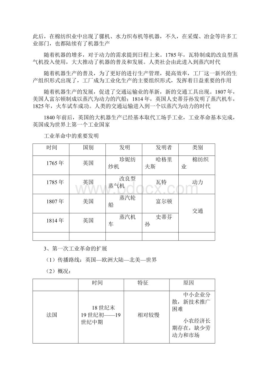 世界资本主义经济发展史九世界历史上的三次工业革命科技革命.docx_第2页