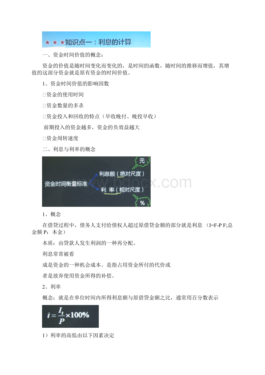 工程经济第1章知识点总结资料Word文档格式.docx_第2页