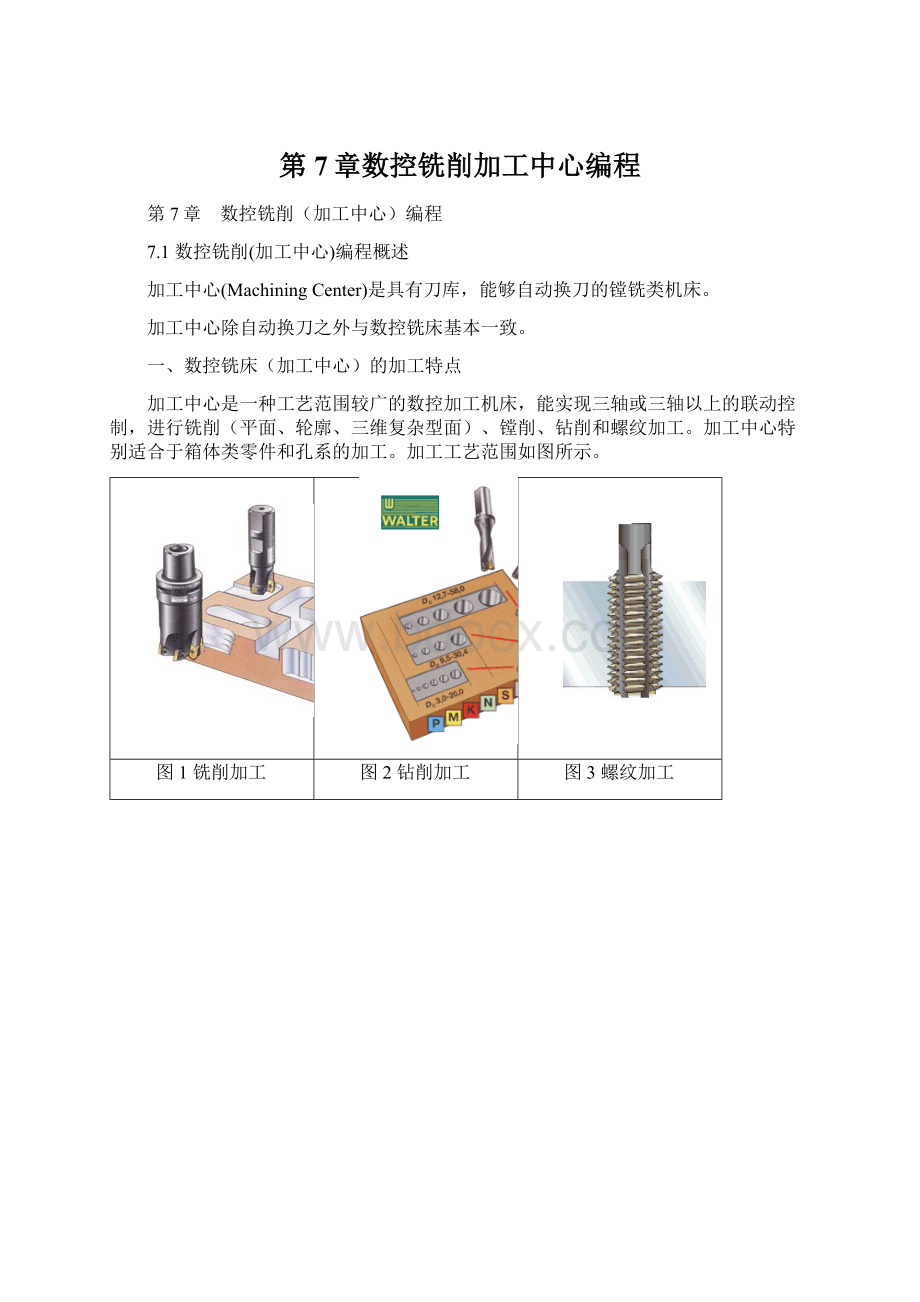 第7章数控铣削加工中心编程.docx