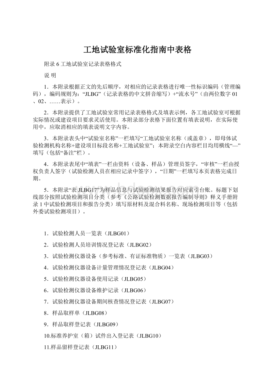 工地试验室标准化指南中表格.docx_第1页