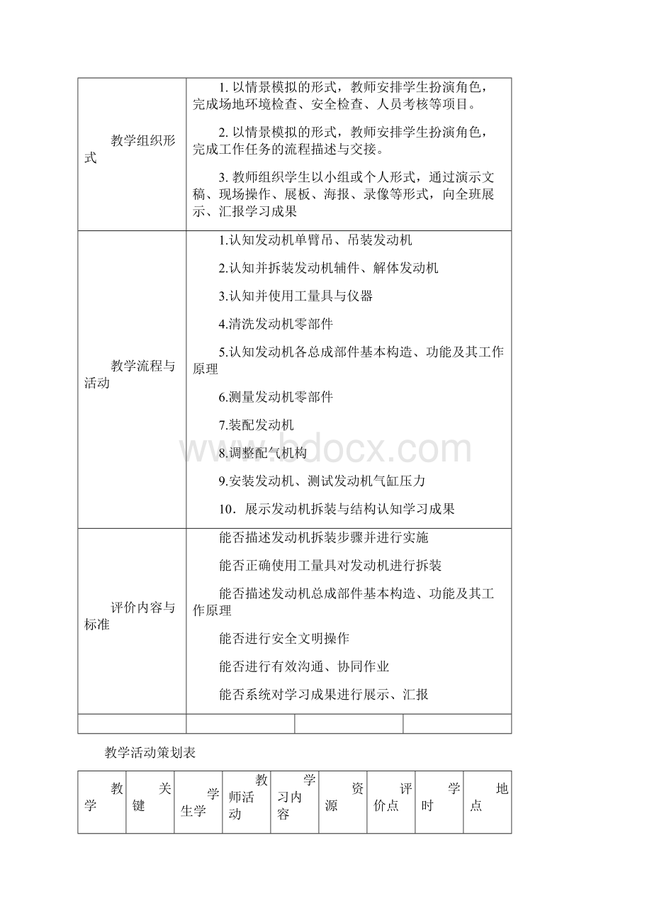 发动机拆装和结构认知Word文档下载推荐.docx_第3页