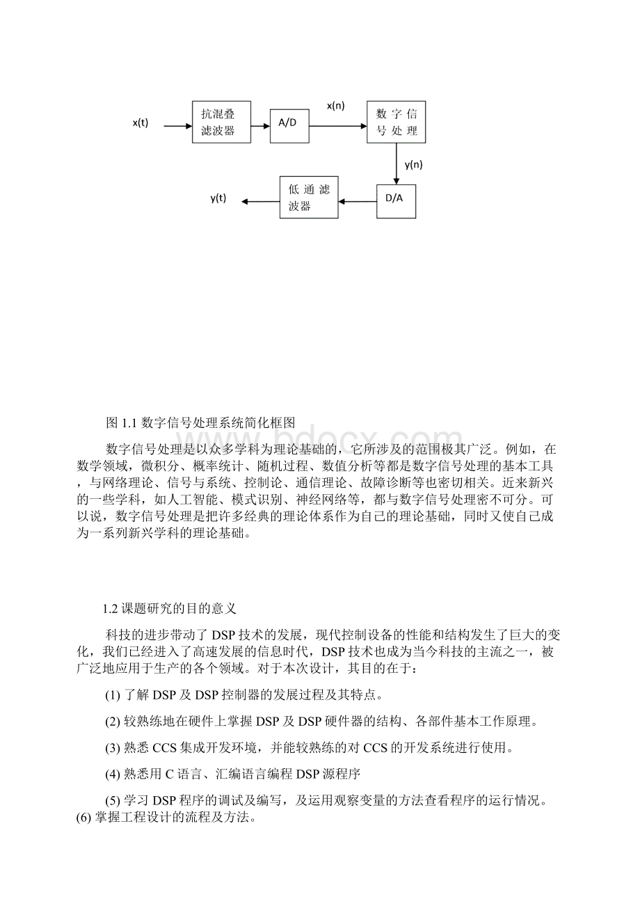 太原理工大学DSP正弦信号发生器课程设计报告书.docx_第3页