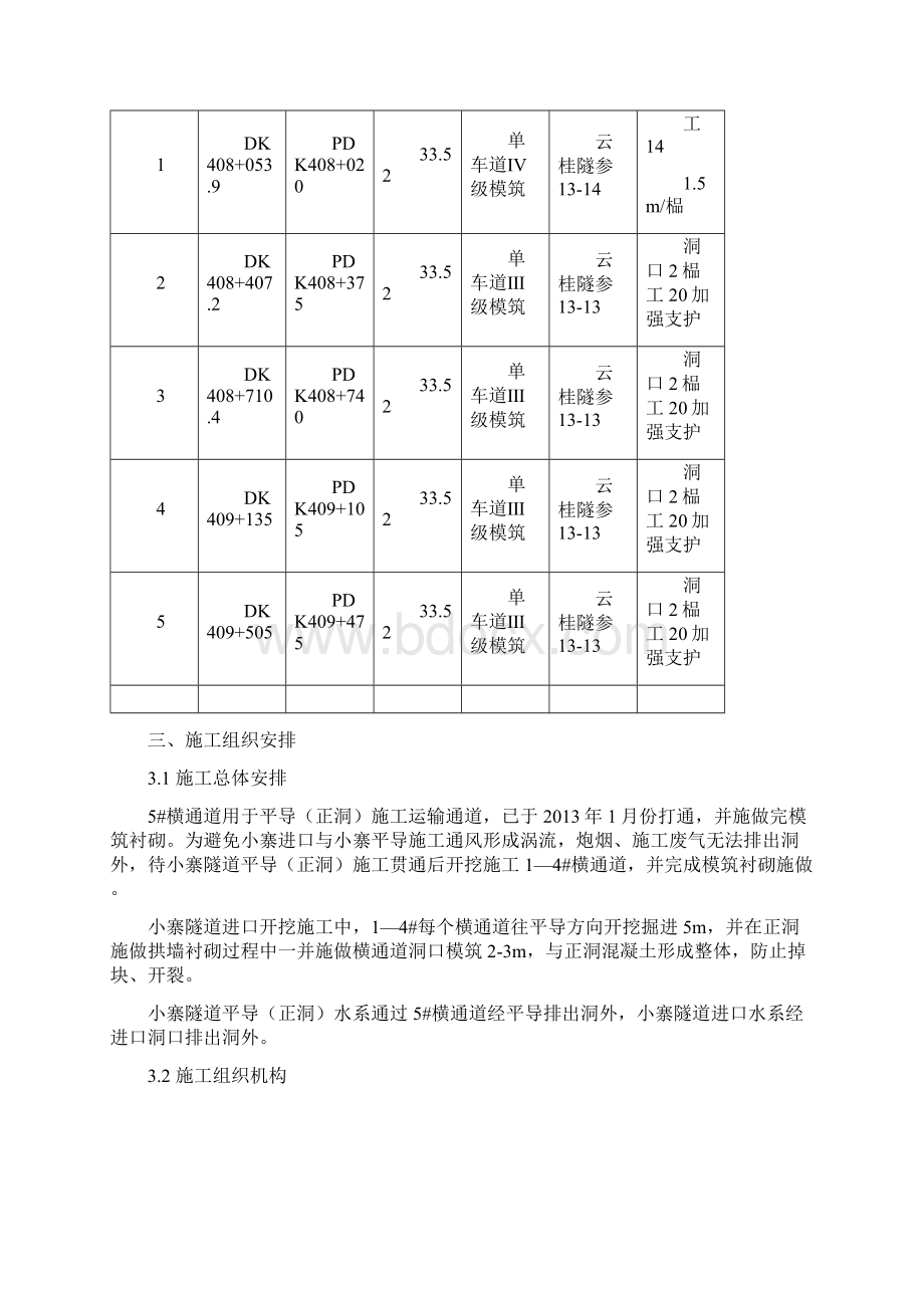 隧道横通道施工技术方案Word文档下载推荐.docx_第3页