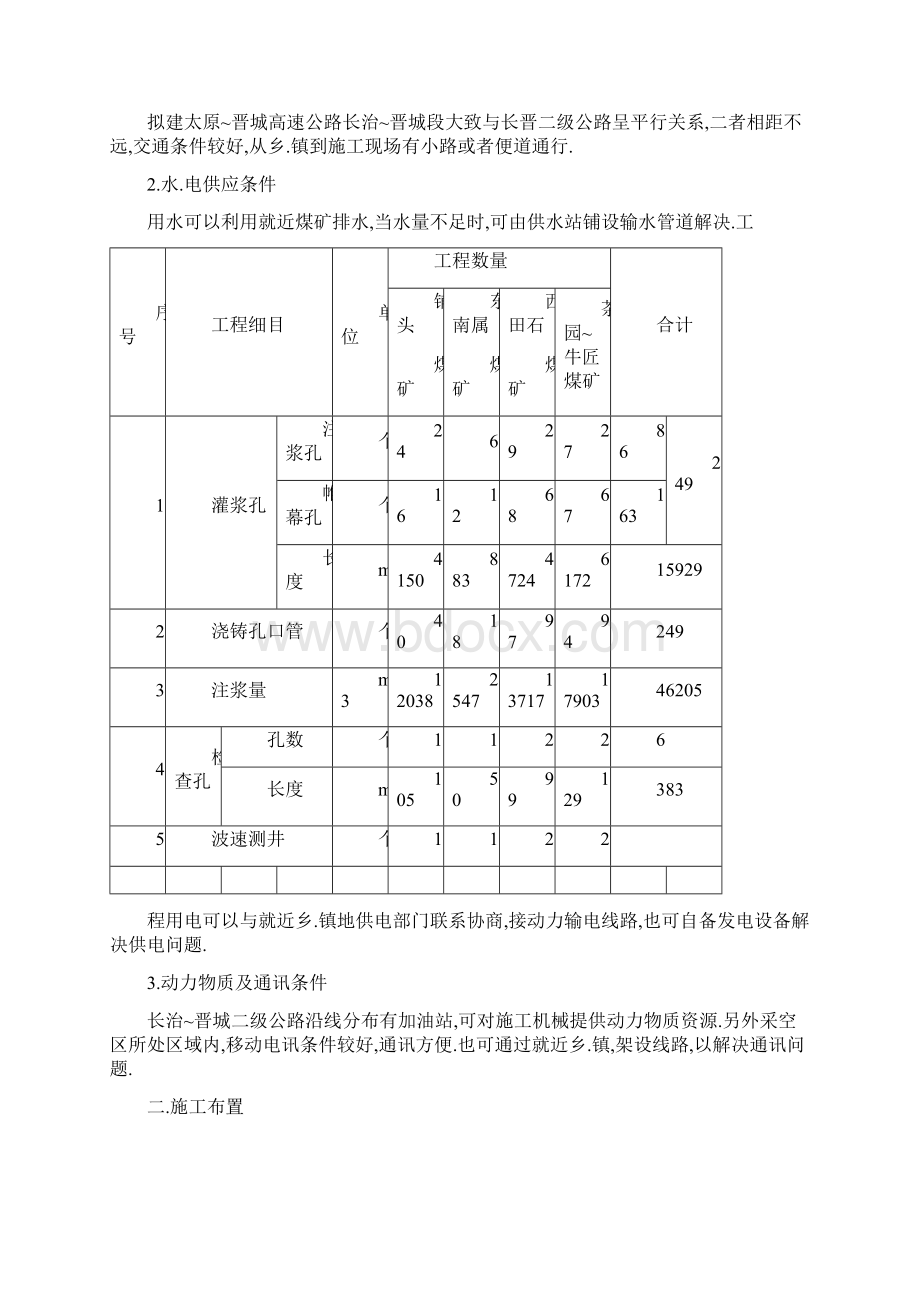 精品精品山西某高速公路煤矿采空区治理工程施工组织.docx_第3页