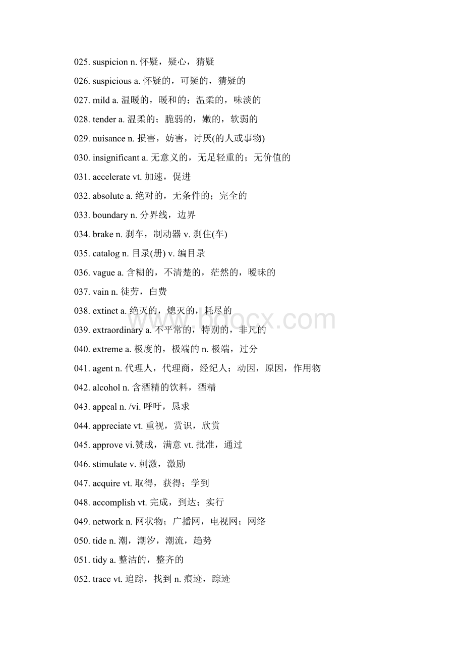 大学英语四级核心词汇700个.docx_第2页