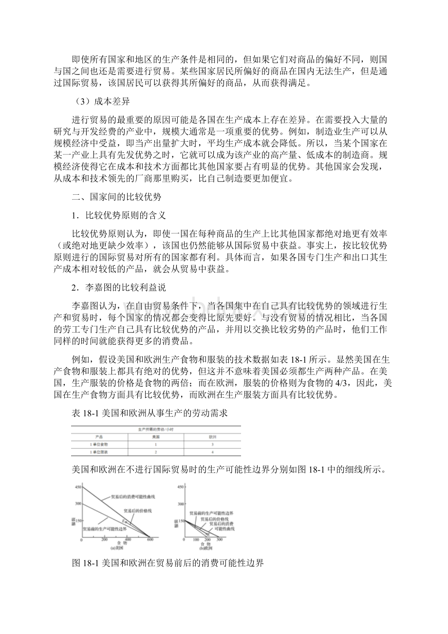 萨缪尔森《微观经济学》第19版笔记第18章国际贸易.docx_第2页