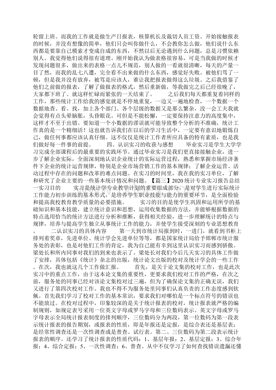 统计专业实习报告总结三篇.docx_第3页