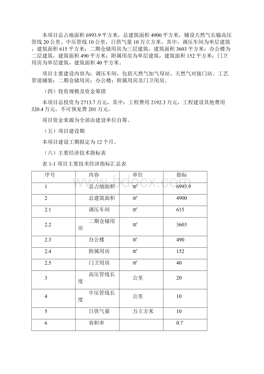 天然气利用工程项目申请报告DOC.docx_第2页