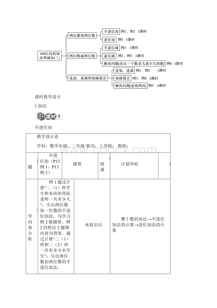 《100以内的加法和减法》教案18.docx_第2页