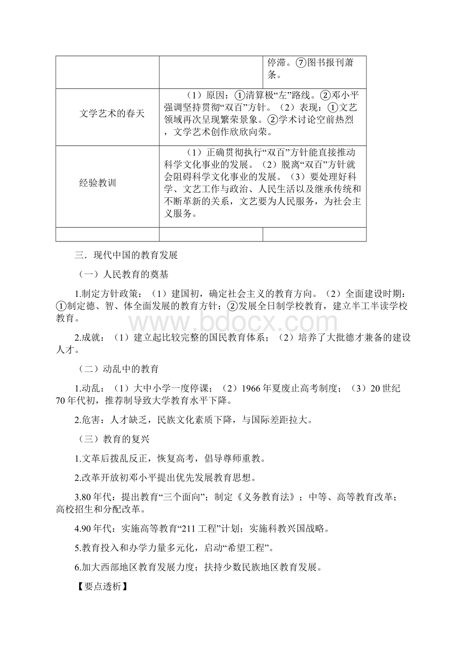 届高考历史一轮复习 第二十一单元 古代和现代中国的科学技术与文学艺术.docx_第3页