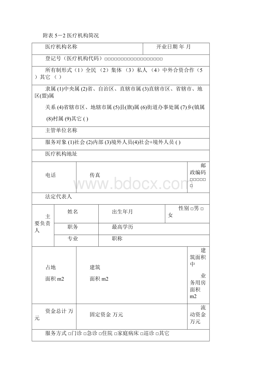 医疗机构执业登记申请书.docx_第3页