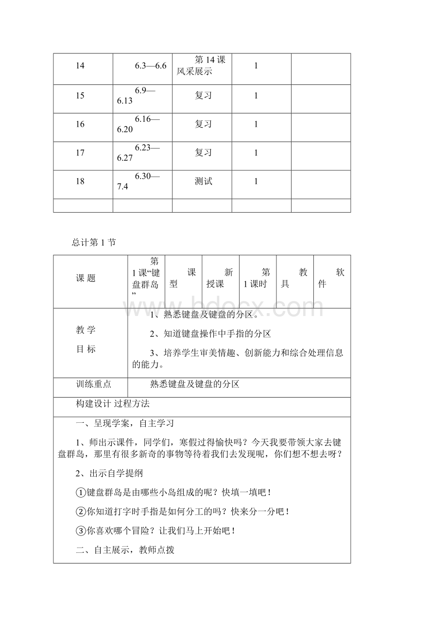 小学信息技术三年级下册教案Word文档下载推荐.docx_第2页