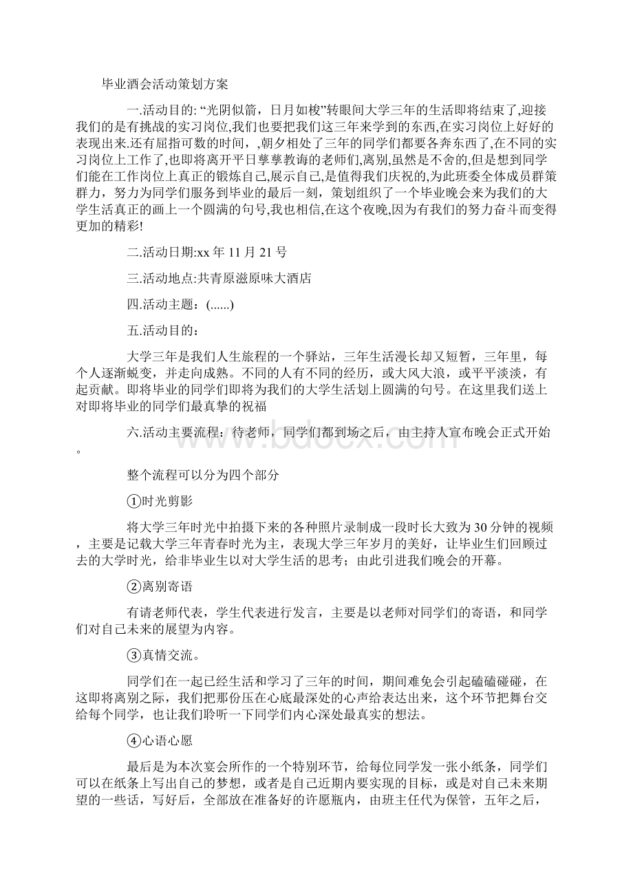 酒会策划方案3篇文档格式.docx_第3页